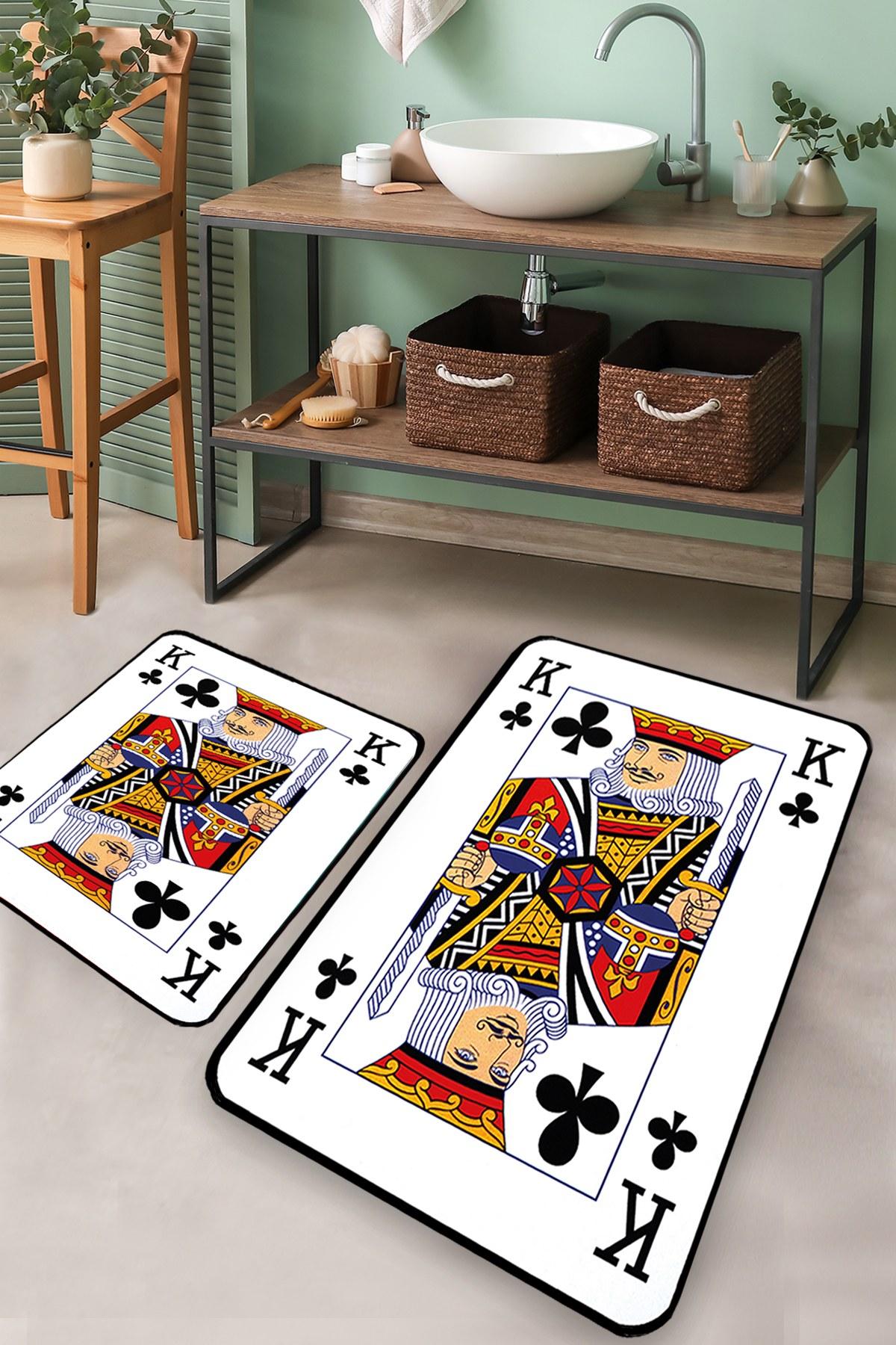 L'essentiel Maison Set 2 prostirke za kupatilo Šareni