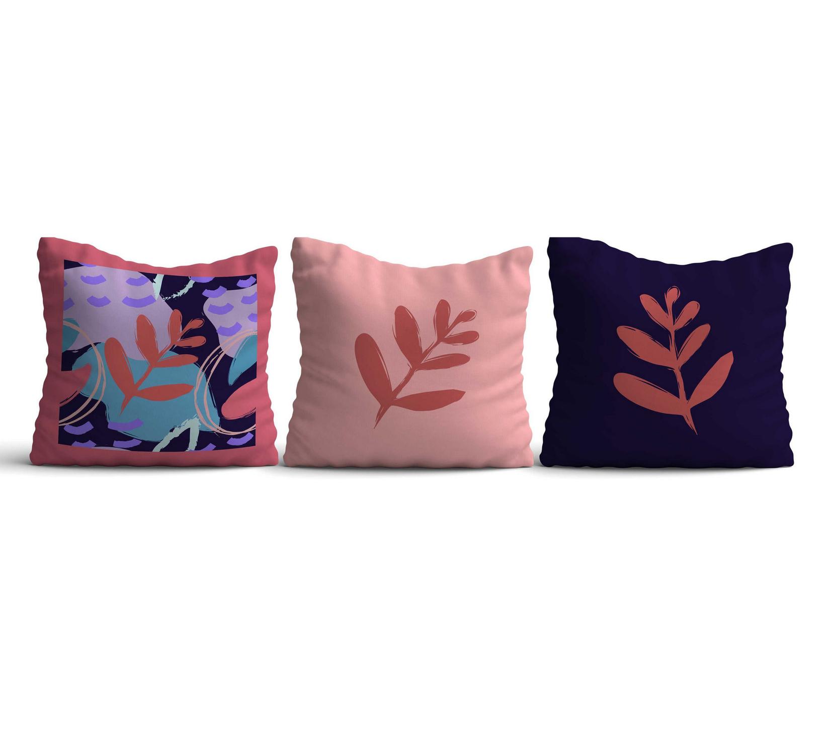 Aberto Design Set 3 jastuka 43x43cm Šareni