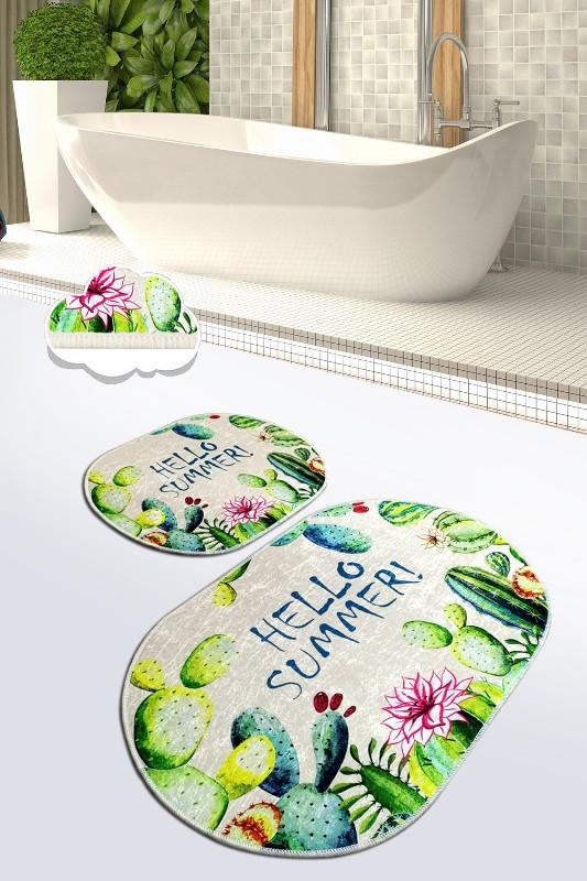 L'essentiel Maison Set 2 prostirke za kupatilo Šareni