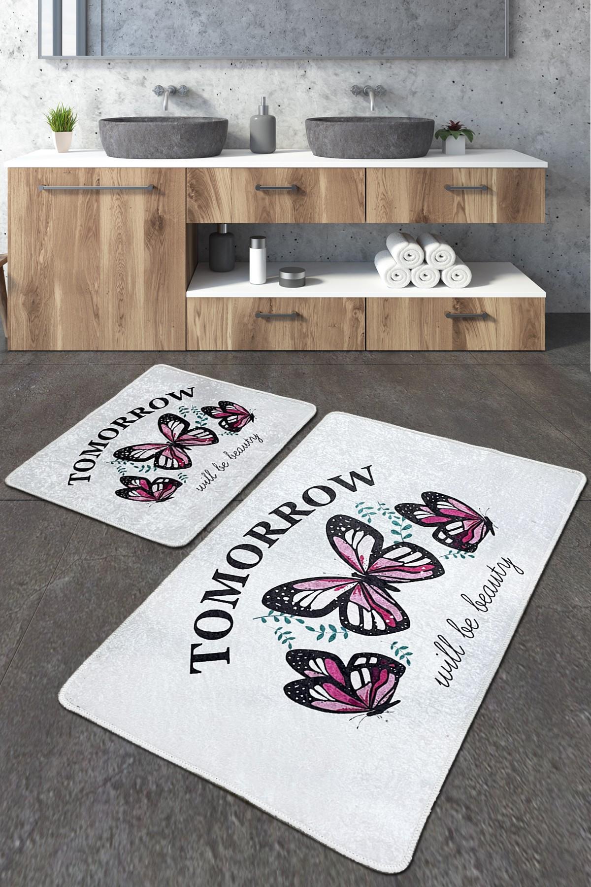 L'essentiel Maison Set 2 prostirke za kupatilo Šareni