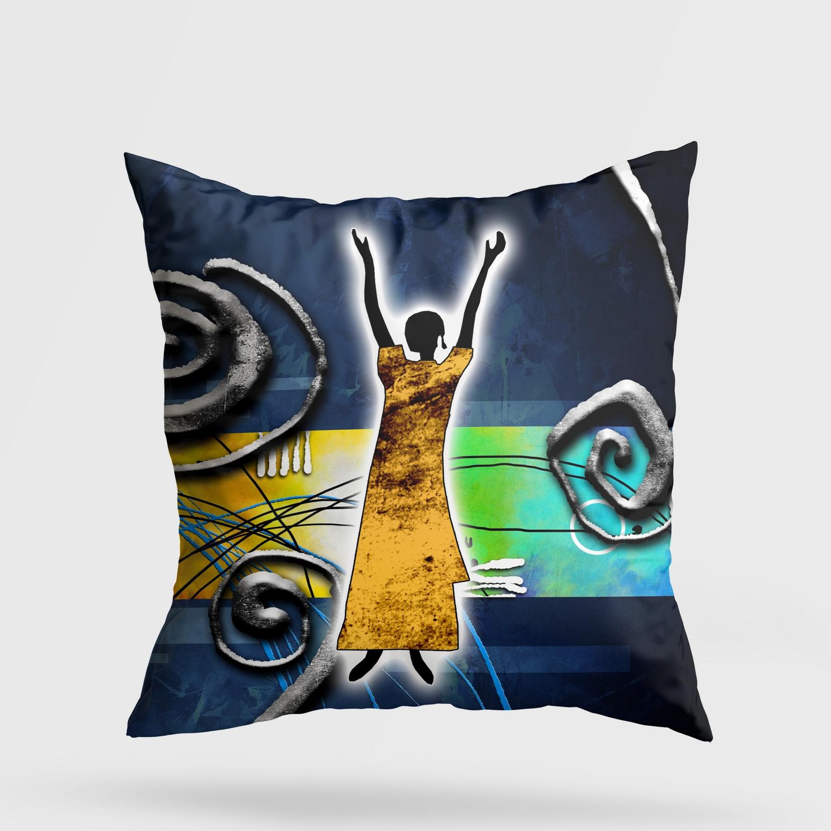 Aberto Design Jastuk 43x43cm Šareni