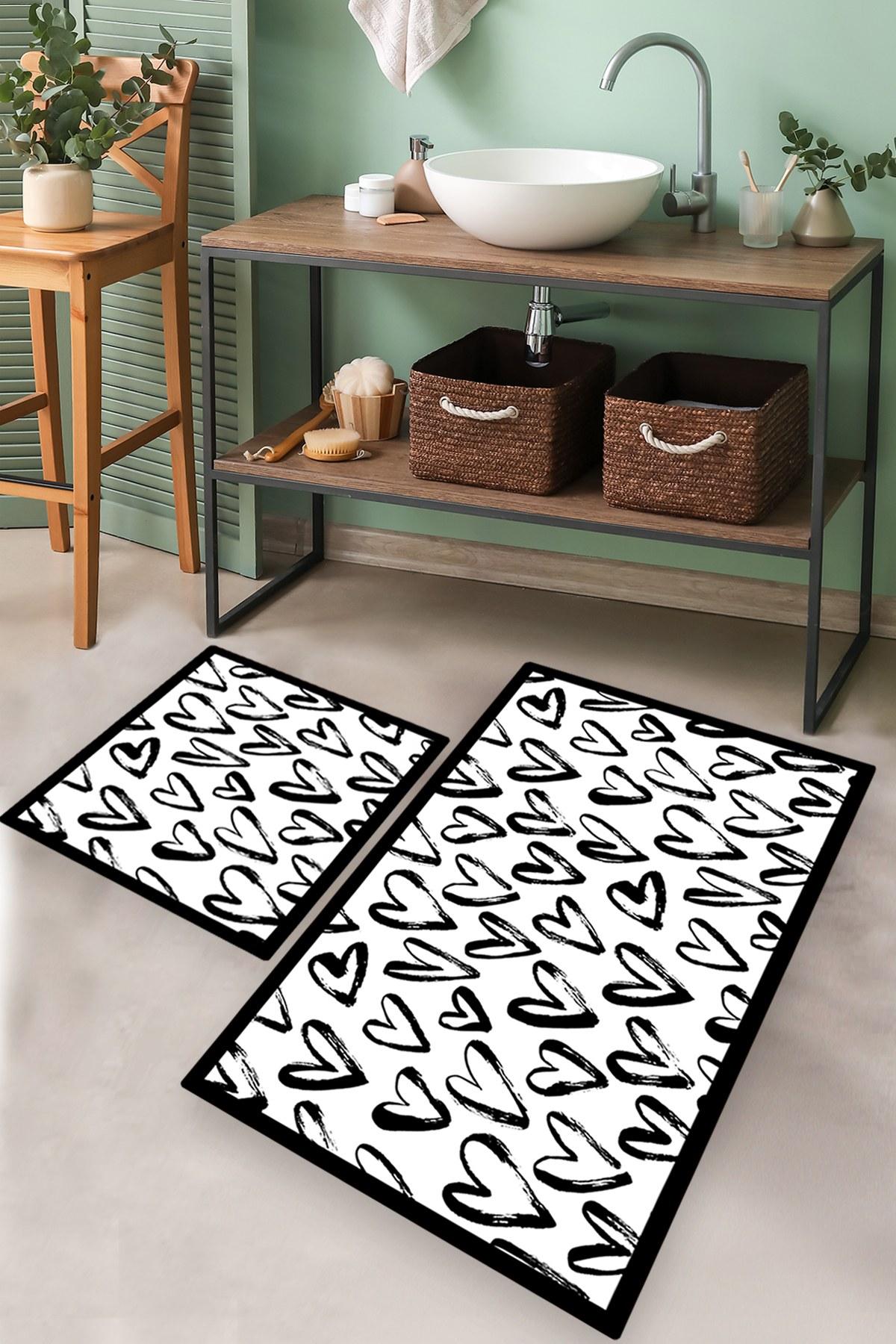 L'essentiel Maison Set 2 prostirke za kupatilo Šareni