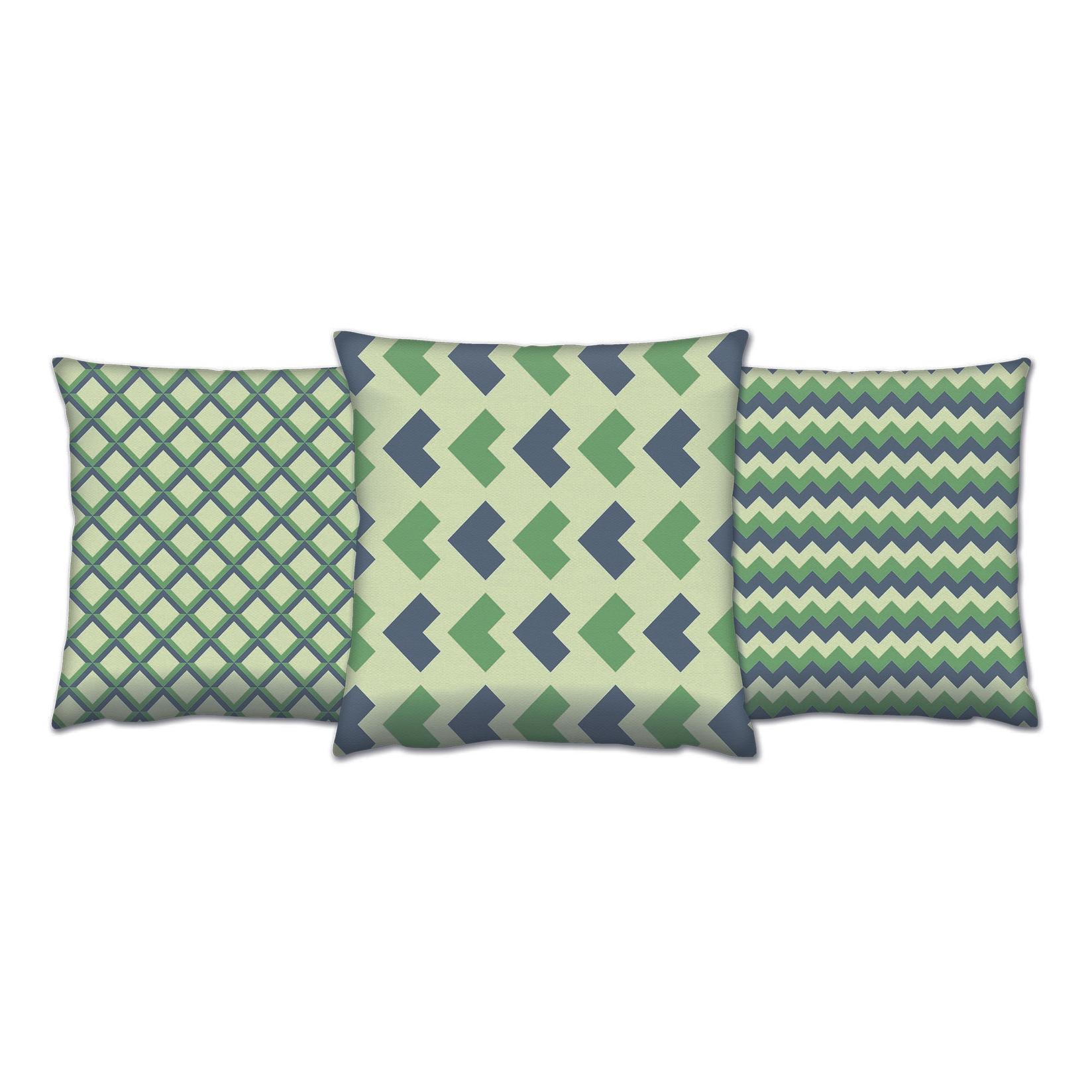 Aberto Design Set 3 jastuka 43x43cm Šareni