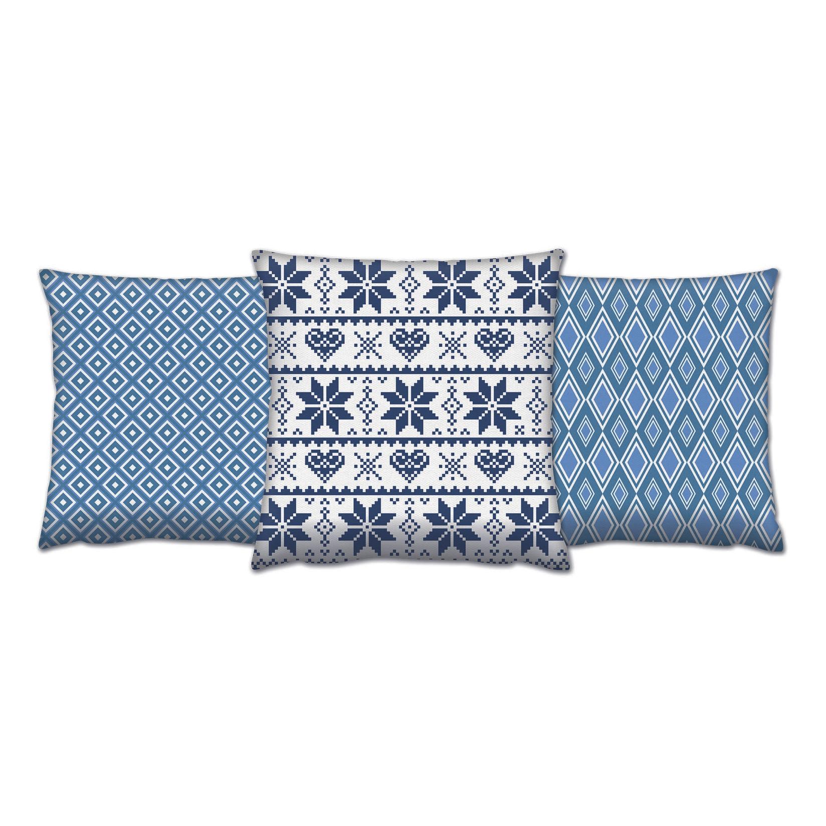 Aberto Design Set 3 jastuka 43x43cm Šareni