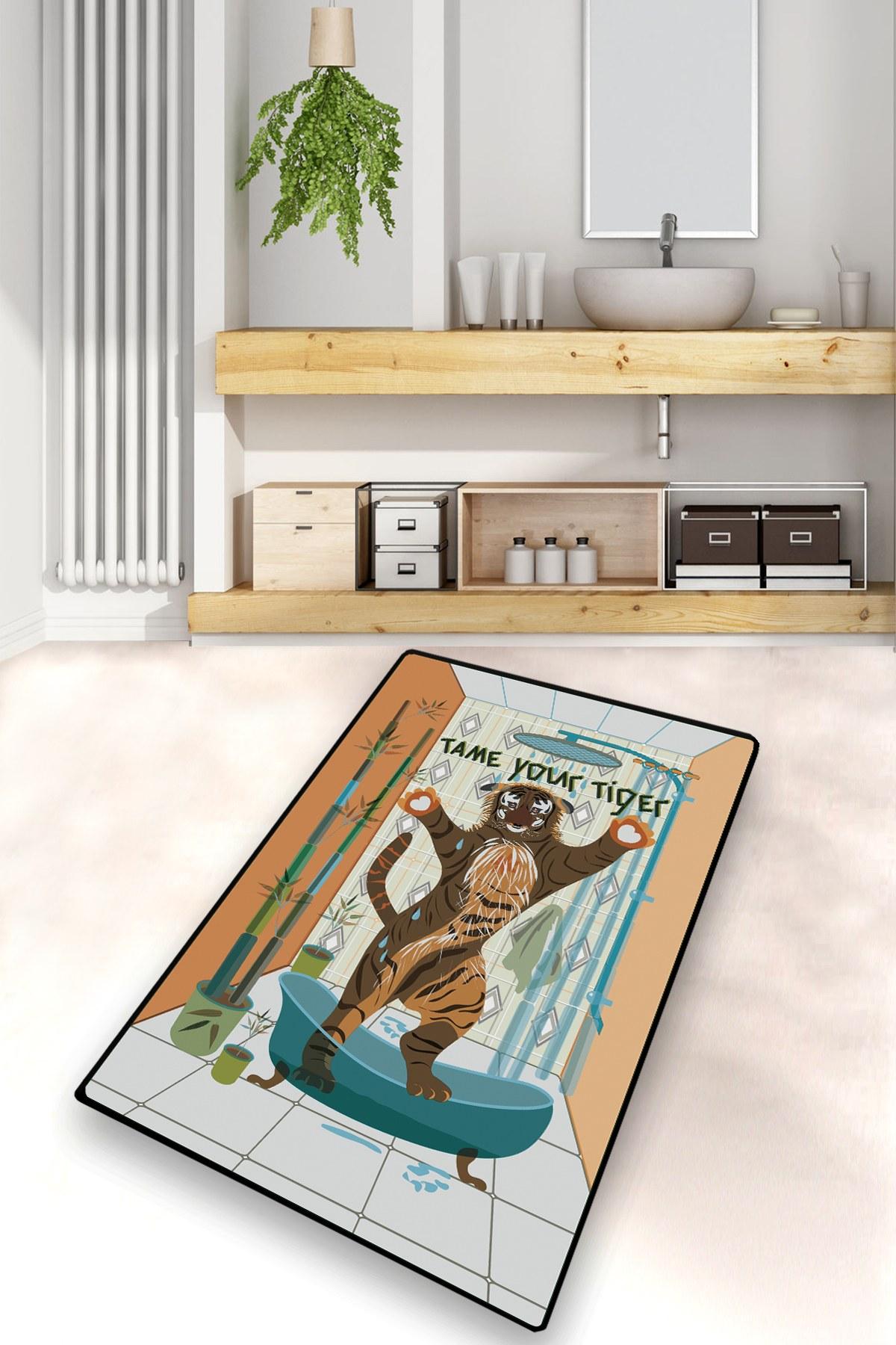 L'essentiel Maison Prostirka za kupatilo 70x120cm Šarena