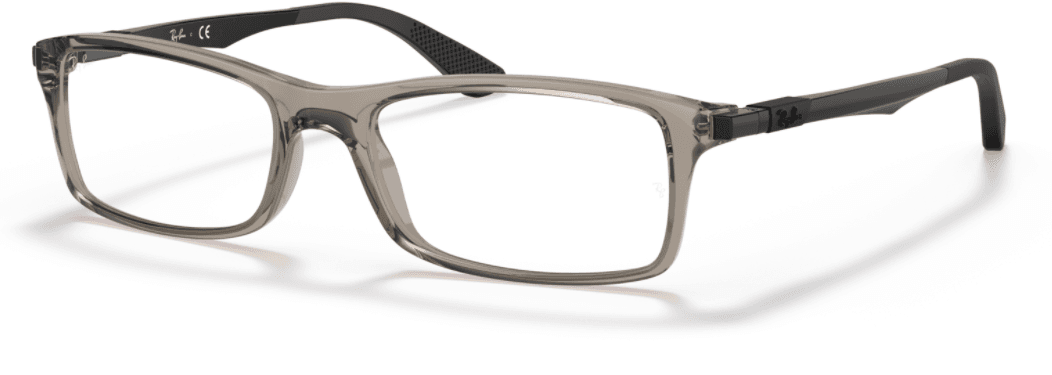 Ray Ban Okvir za naočare 0RX7017 8059 54, Muški, Sivi