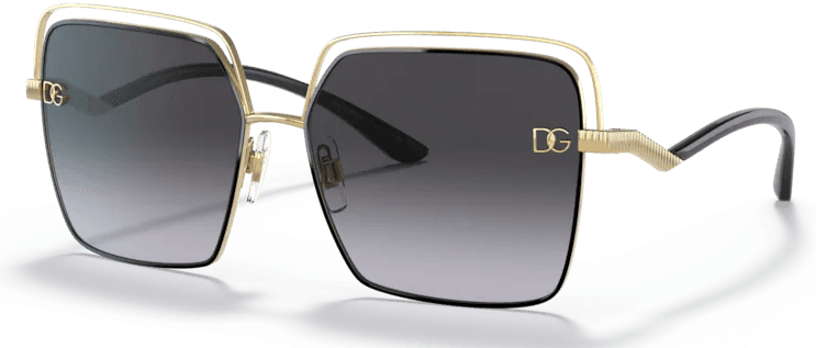 DOLCE & GABBANA Ženske naočare za sunce 0DG2268 13348G 59, Zlatne boje