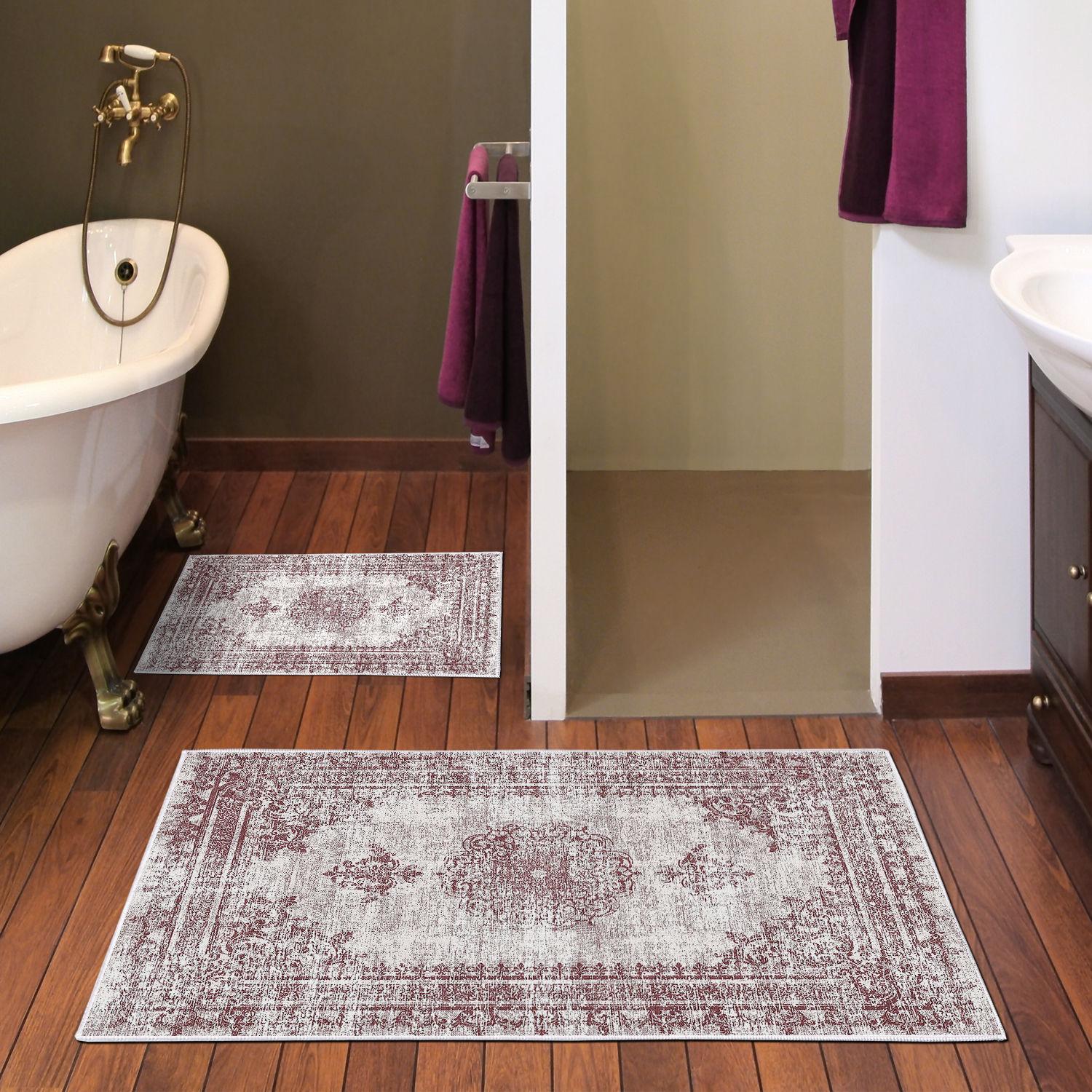 L'essentiel Maison Set 2 prostirke za kupatilo Šareni