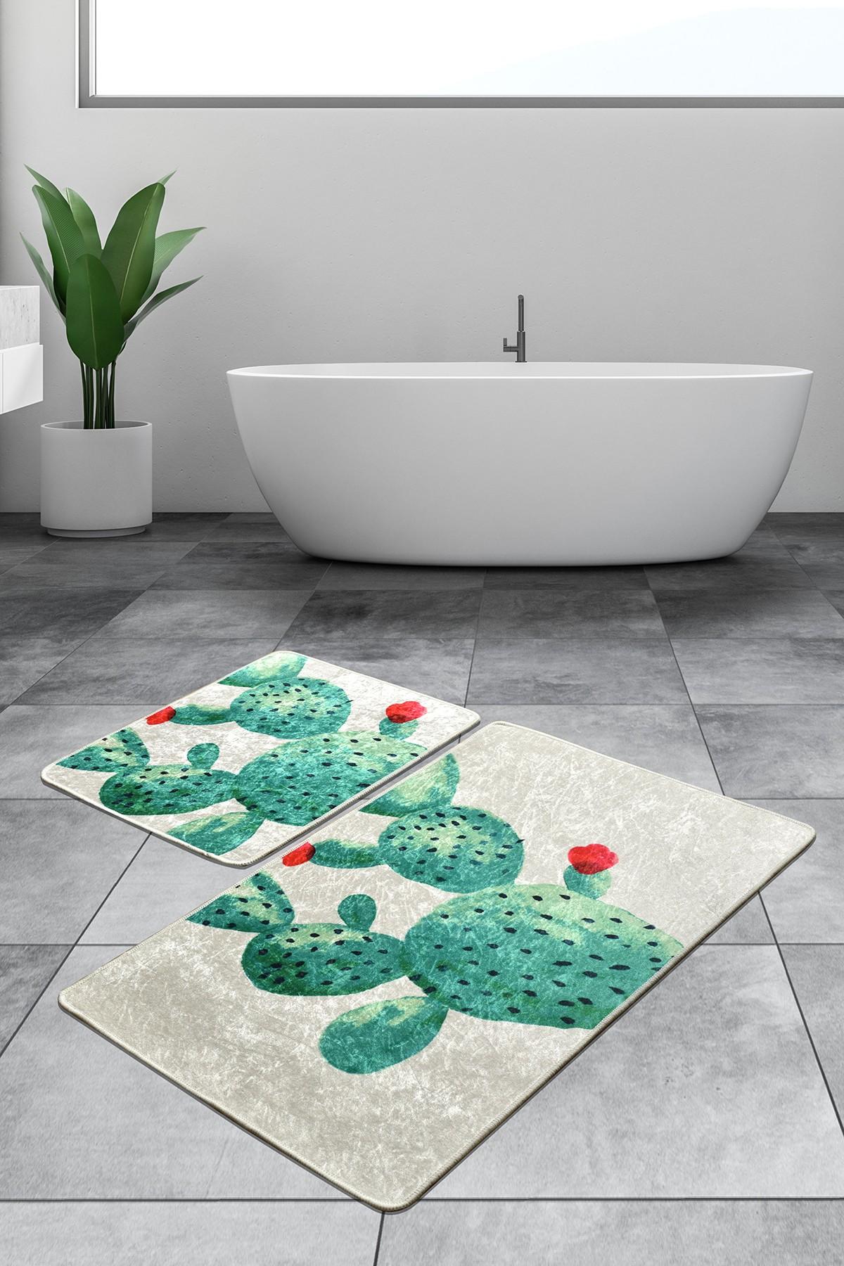 L'essentiel Maison Set 2 prostirke za kupatilo Šareni