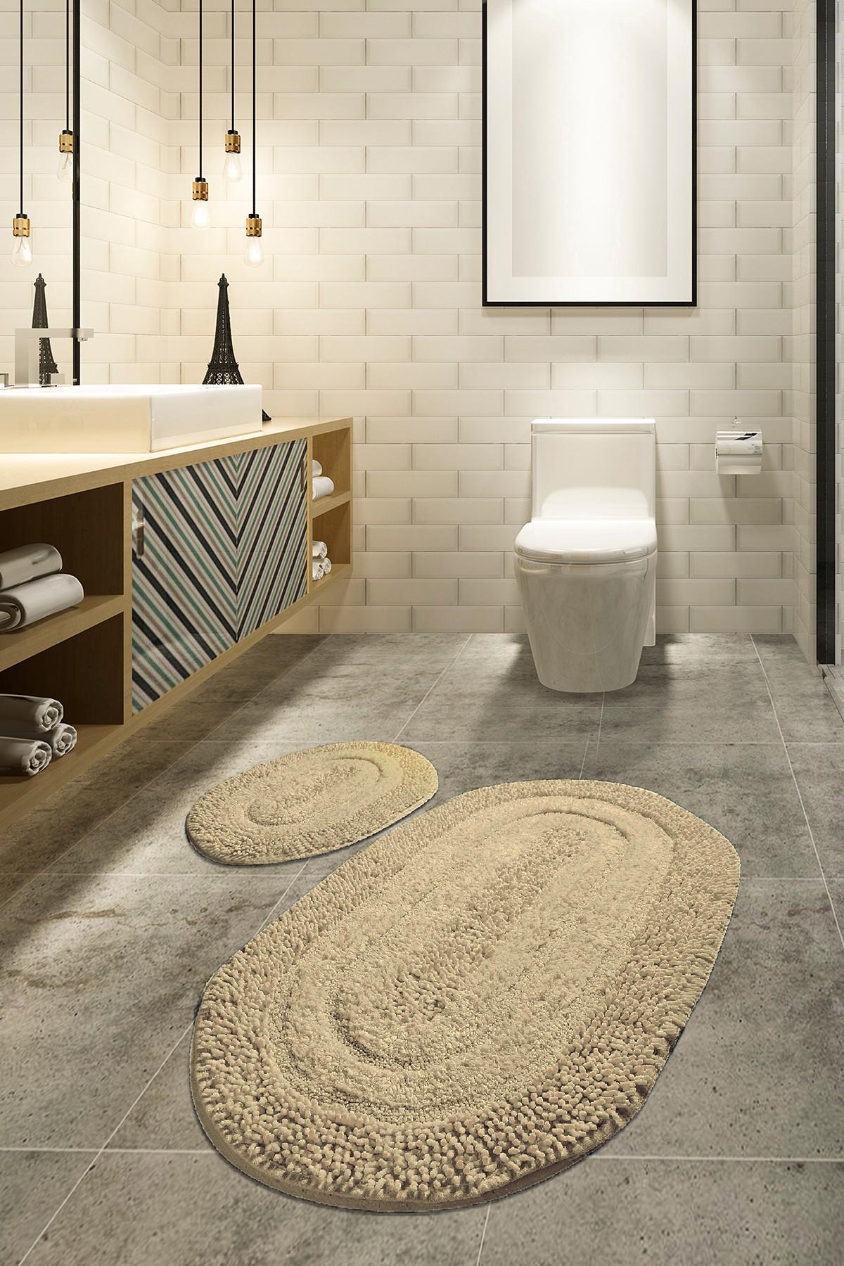 L'essentiel Maison Set 2 prostirke za kupatilo Šareni