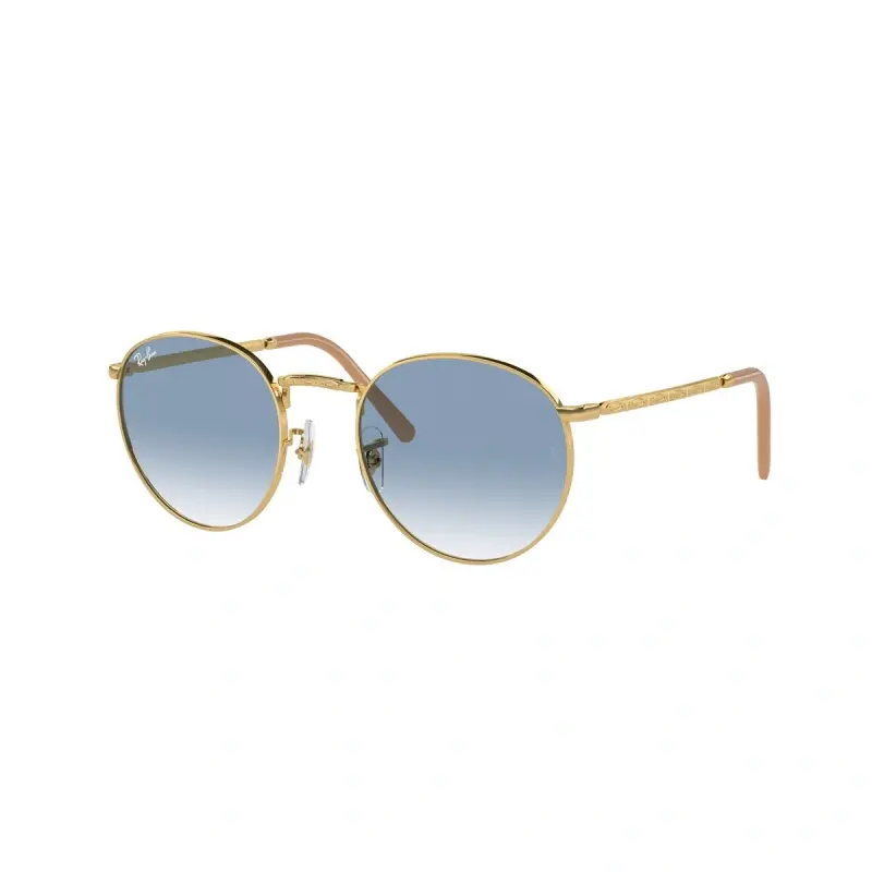 Ray Ban Naočare za sunce New Round 0RB3637 001/3F 50-53, Zlatne boje