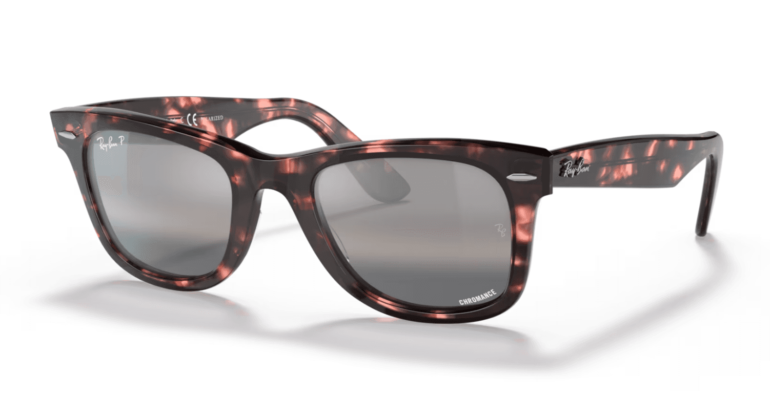 Ray Ban Naočare za sunce Wayfarer Chromance 0RB2140 1334G3 50, Polarizovane, Crno - roze