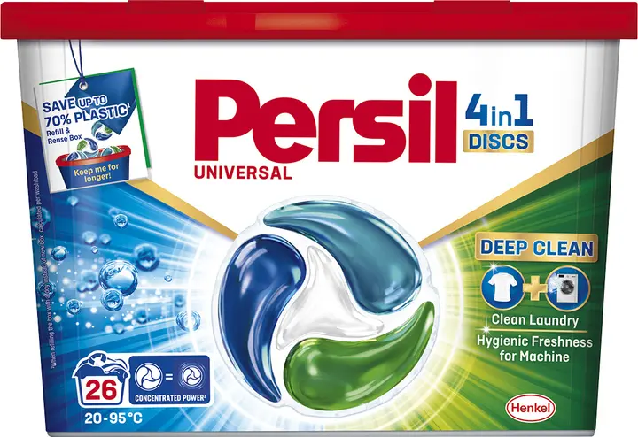 PERSIL Kapsule za pranje veša Univerzalni 4u1 diskovi, 26 komada