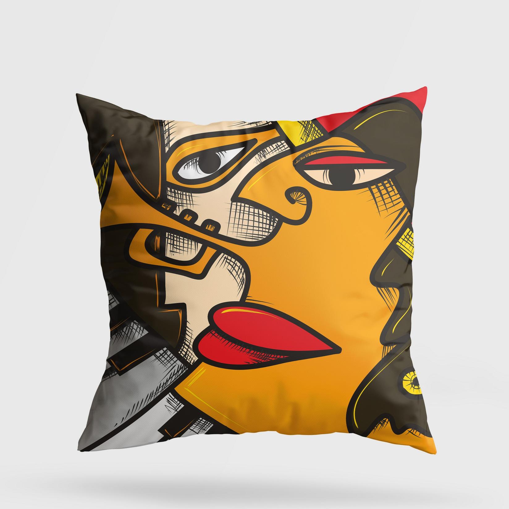 Aberto Design Jastuk 43x43cm Šareni