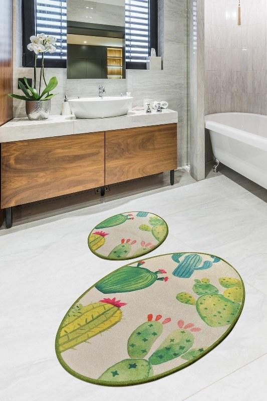 L'essentiel Maison Set 2 prostirke za kupatilo Šareni