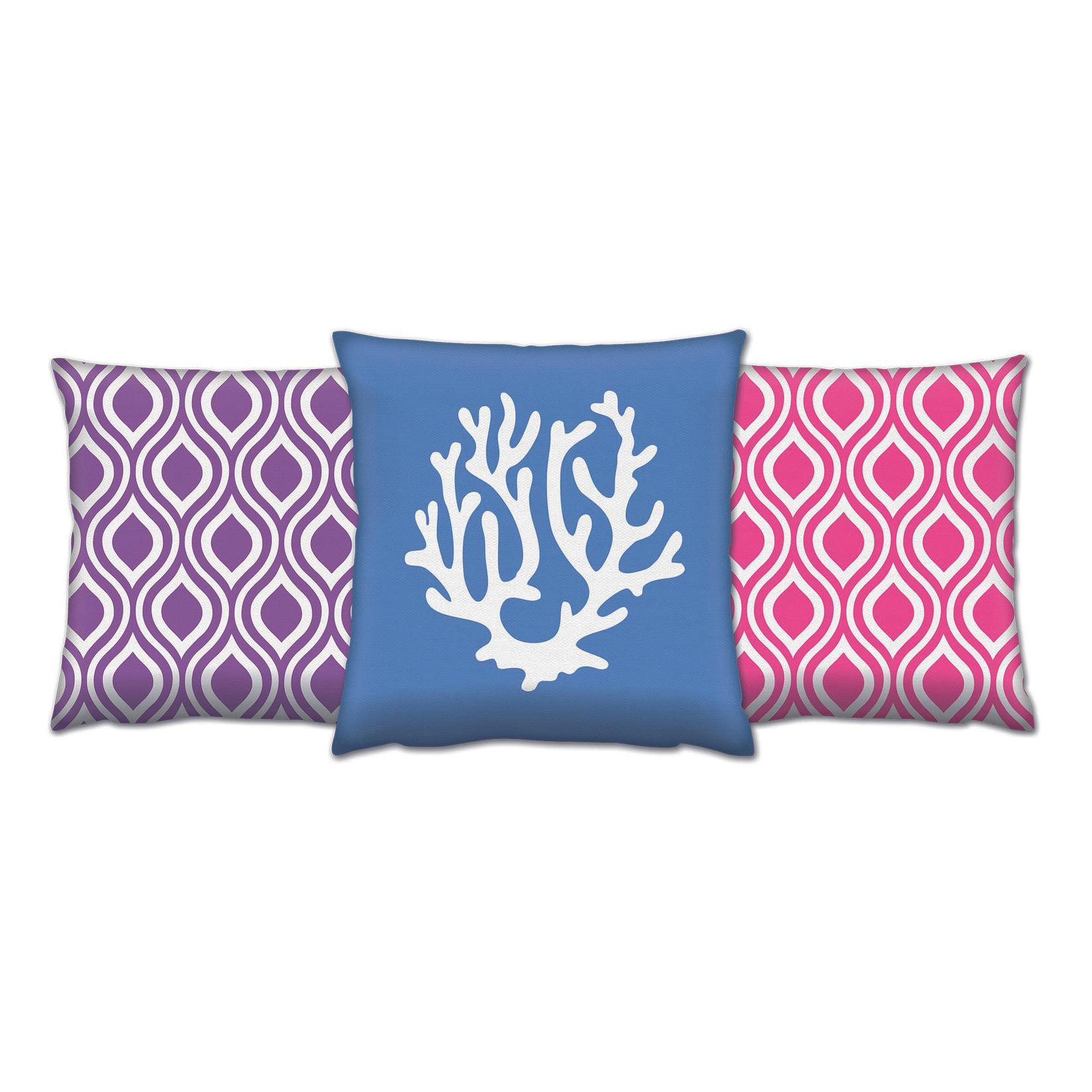 Aberto Design Set 3 jastuka 43x43cm Šareni