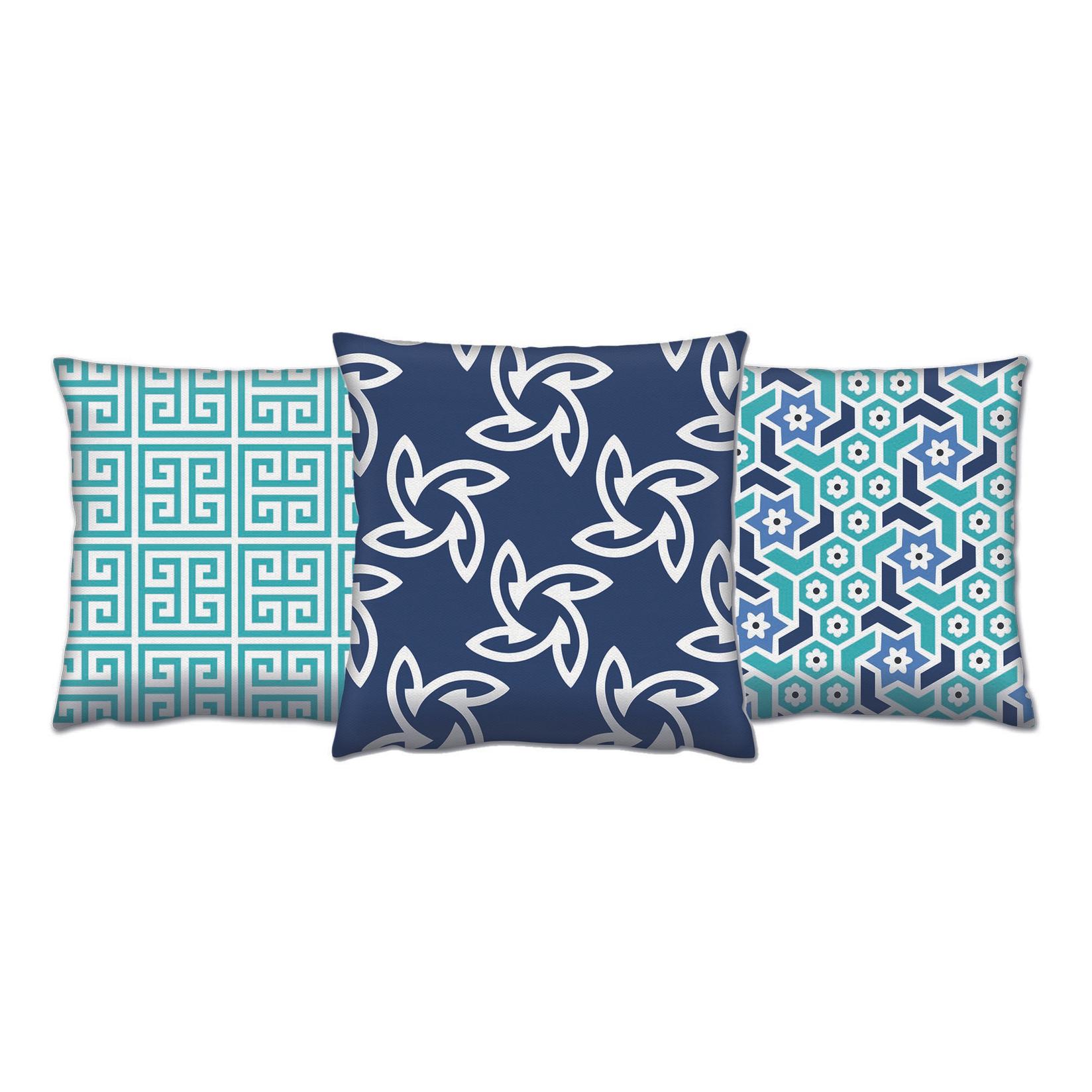 Aberto Design Set 3 jastuka 43x43cm Šareni