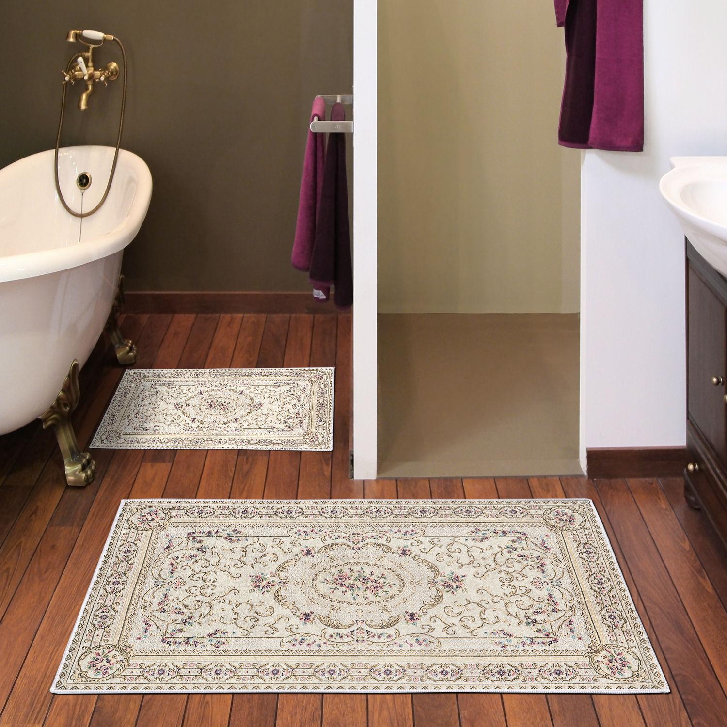 L'essentiel Maison Set 2 prostirke za kupatilo Šareni