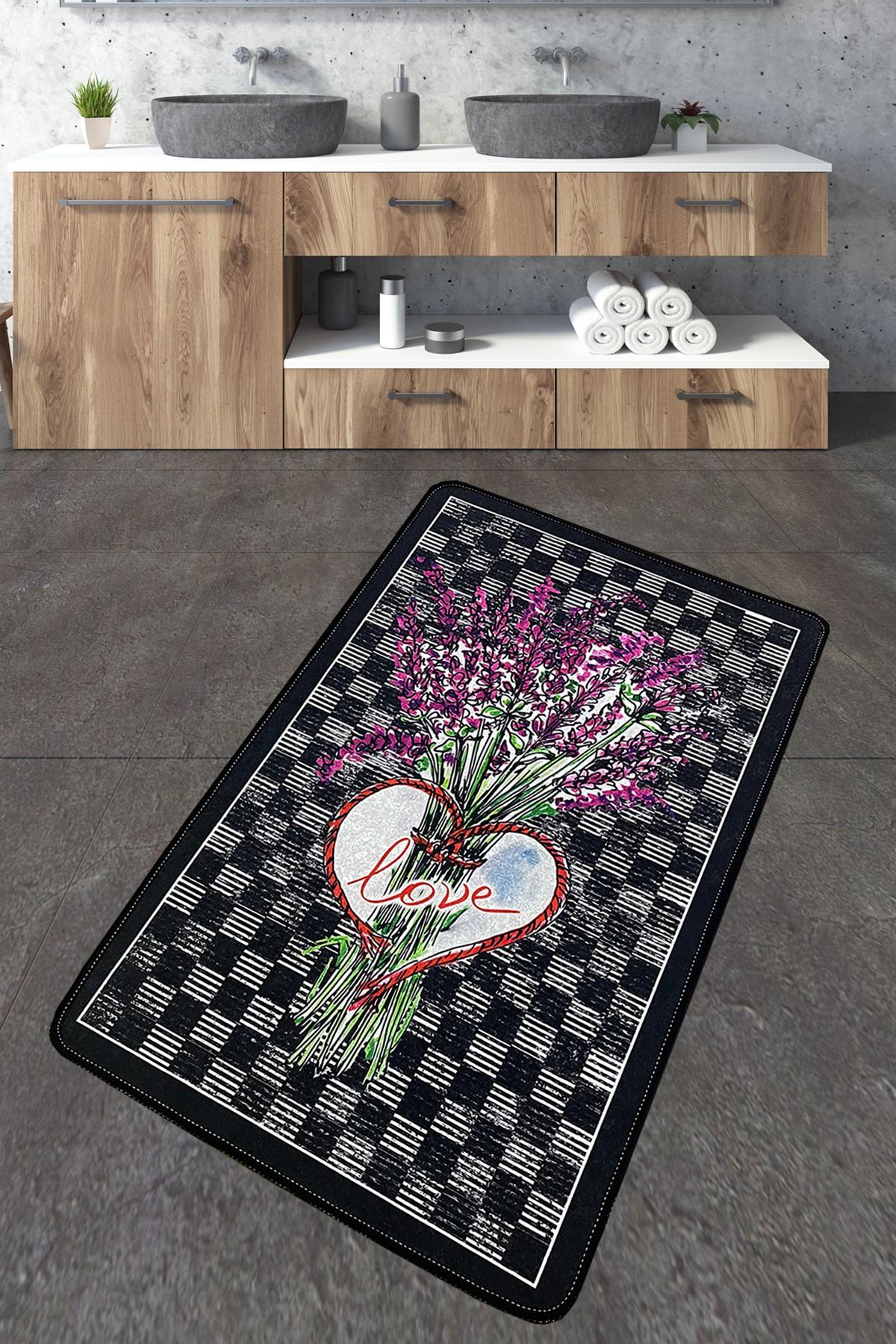 L'essentiel Maison Prostirka za kupatilo 70x120cm Šarena