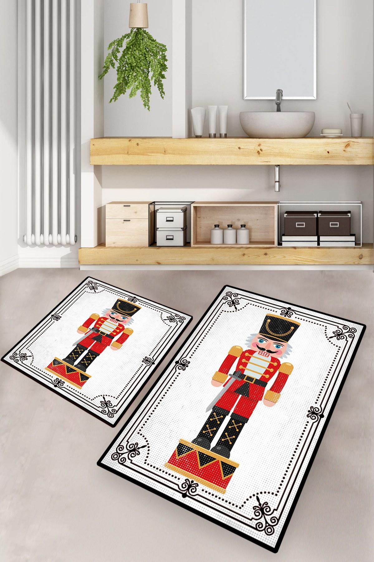 L'essentiel Maison Set 2 prostirke za kupatilo Šareni