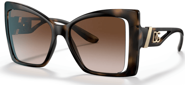 DOLCE & GABBANA Ženske naočare za sunce 0DG6141 502/13 55, Braon