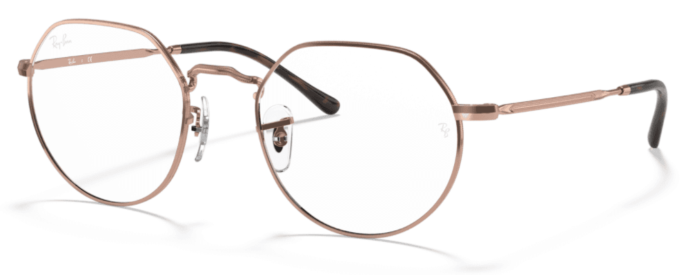 Ray Ban Okvir za naočare Jack 0RX6465 2943 49-51, Rose gold