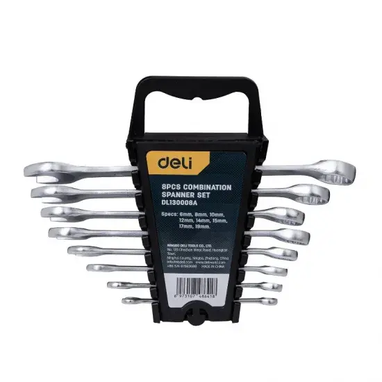 DELI Set ok-vil ključeva 6-19mm, 8kom