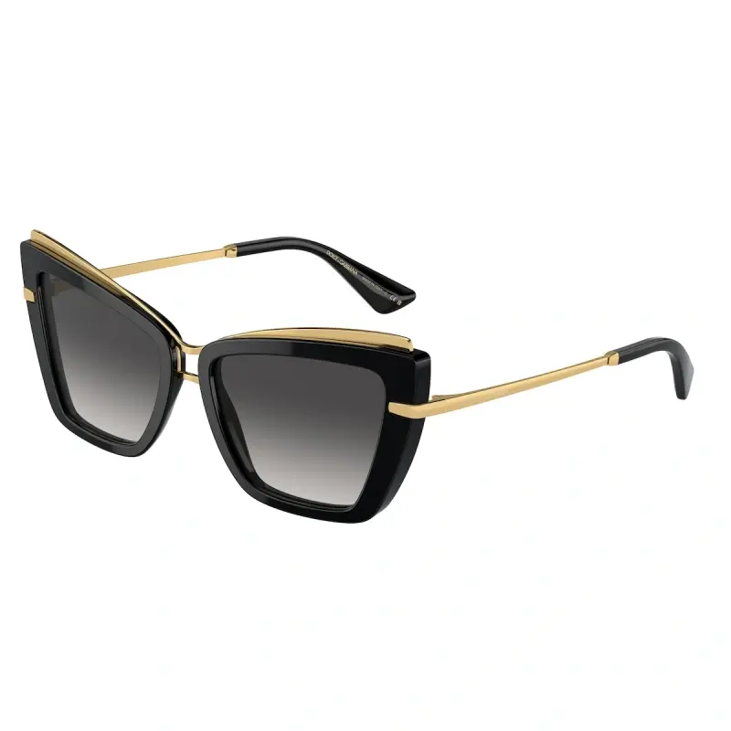 DOLCE & GABBANA Ženske naočare za sunce 0DG4472 501/8G 54, Crne