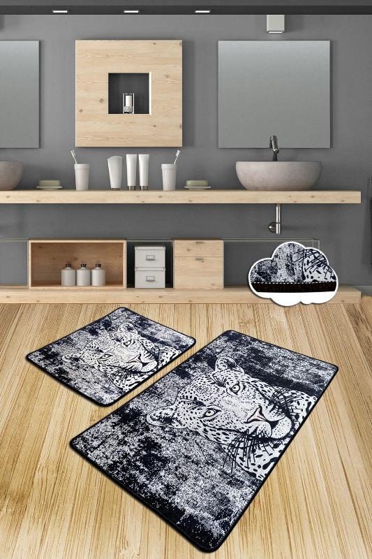 L'essentiel Maison Set 2 prostirke za kupatilo Šareni