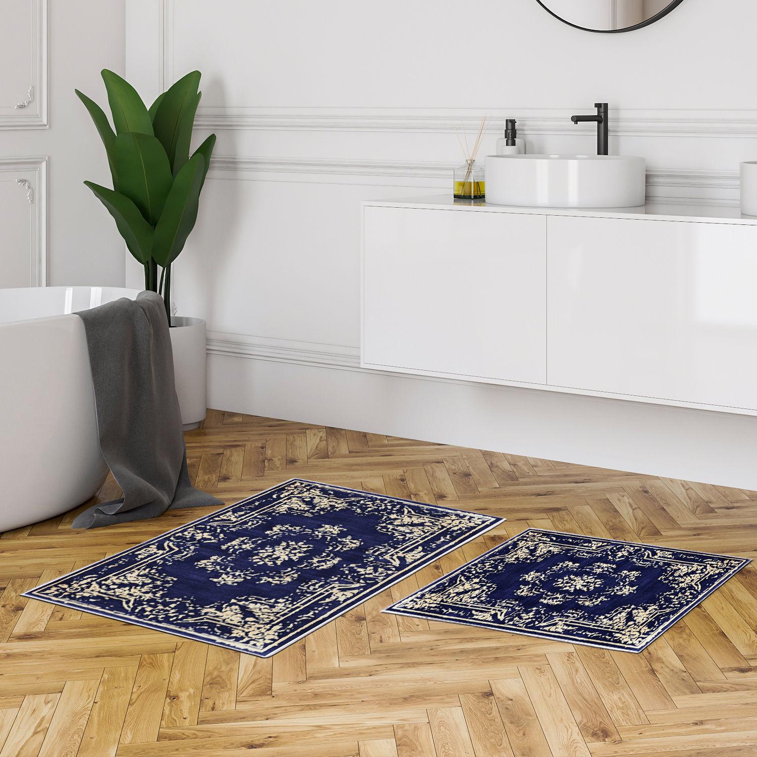 L'essentiel Maison Set 2 prostirke za kupatilo Šareni