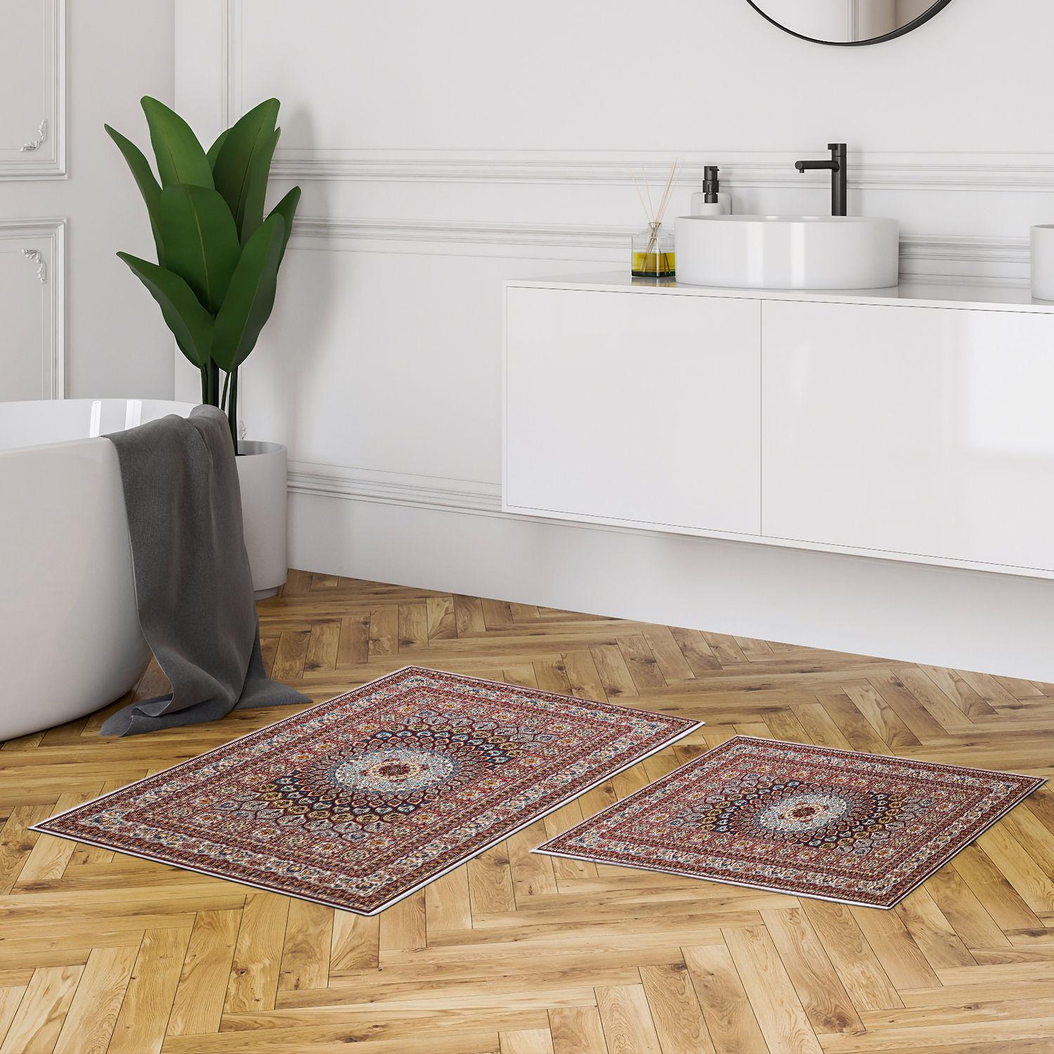 L'essentiel Maison Set 2 prostirke za kupatilo Šareni