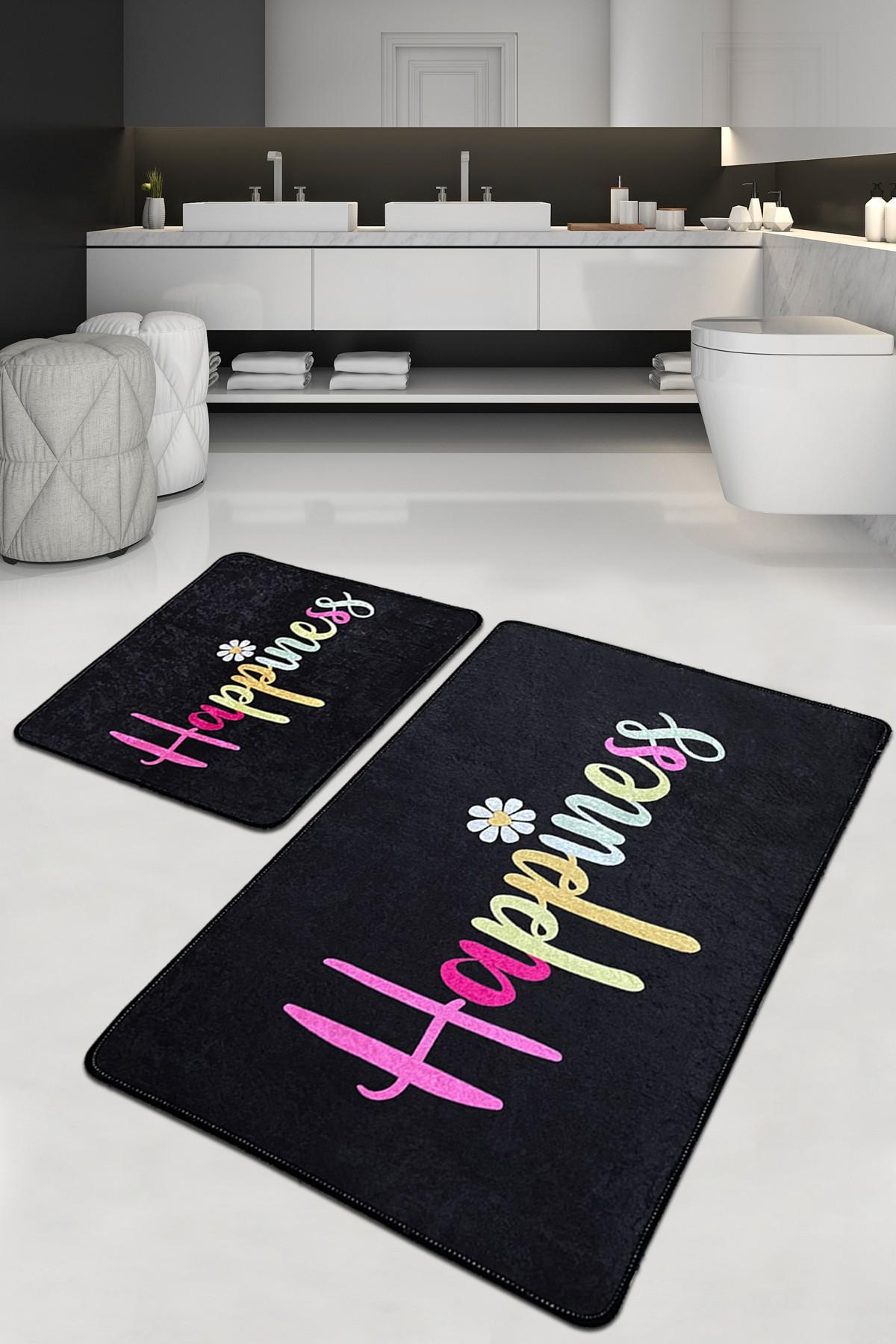 L'essentiel Maison Set 2 prostirke za kupatilo Šareni