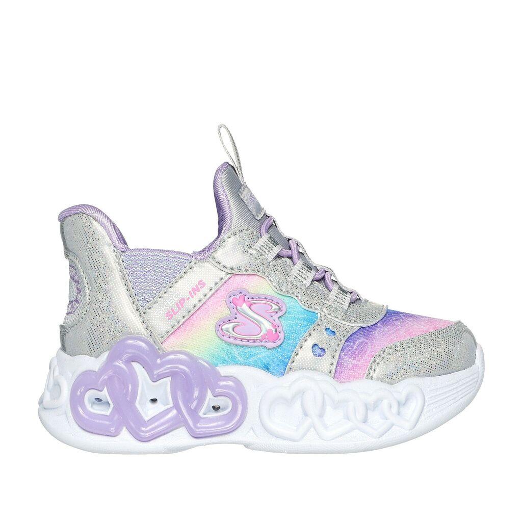 Skechers Patike za devojčice Slip ins infinite helights, Srebrne boje