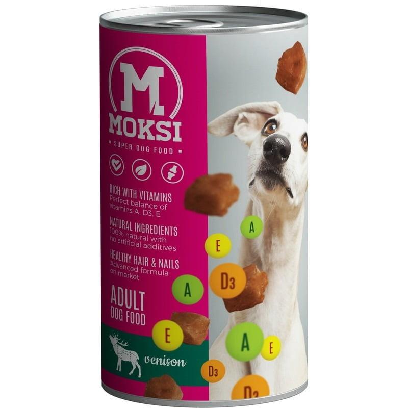 Moksi Vlažna hrana za pse, Divljač, 1240g