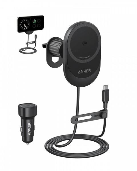 ANKER Auto punjač MagGo 15W, Crni