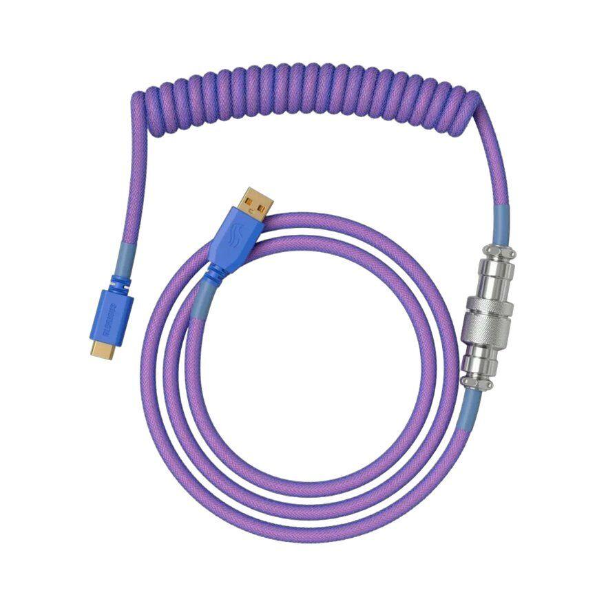 Glorious Kabl Coiled USB-C, Ljubičasti