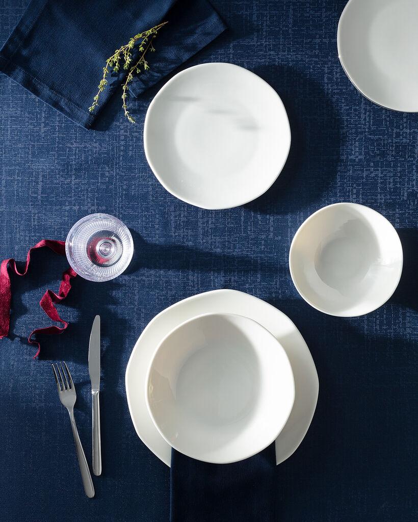 Madame Coco Set tanjira za ručavanje Collin, 24 dela, Beli