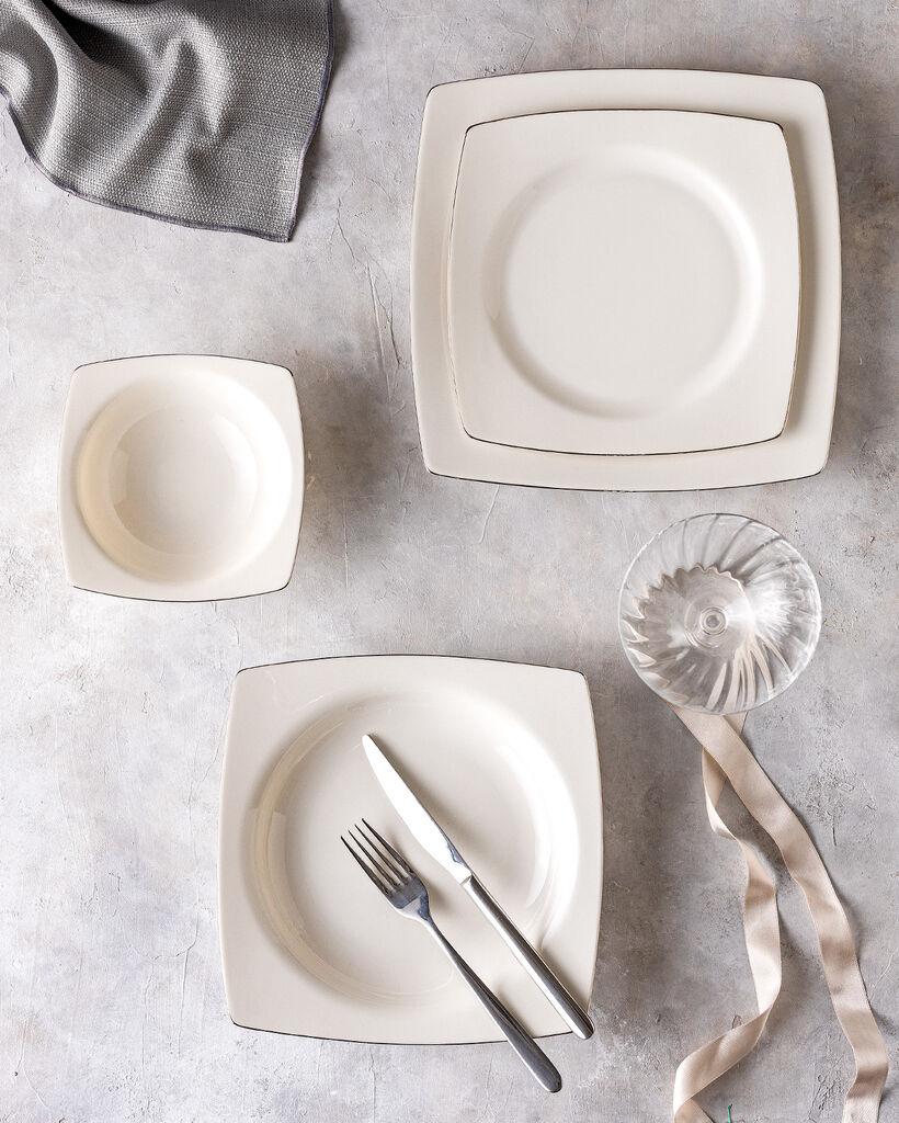 Madame Coco Set tanjira za ručavanje Nova, 24 dela, Beli