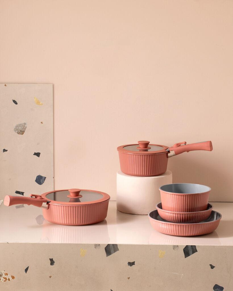 Madame Coco Set šerpi Benard, 7 delova, Roze