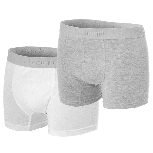 EASTBOUND Muške bokserice Freedom, 2 komada, Sive i bele