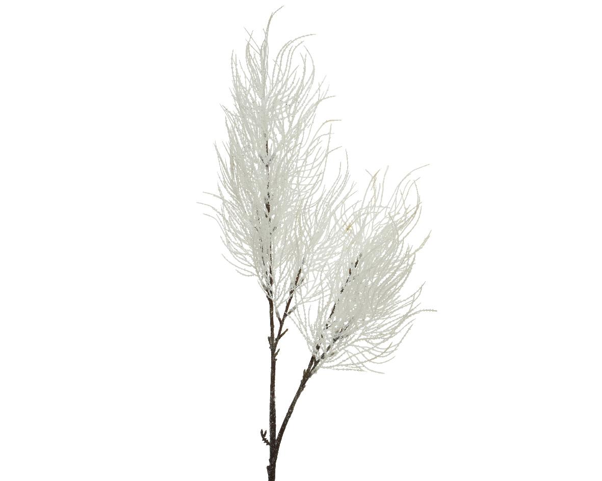 DEKOR DOM Novogodišnja dekoracija Cvet 704871, 96cm, Beli