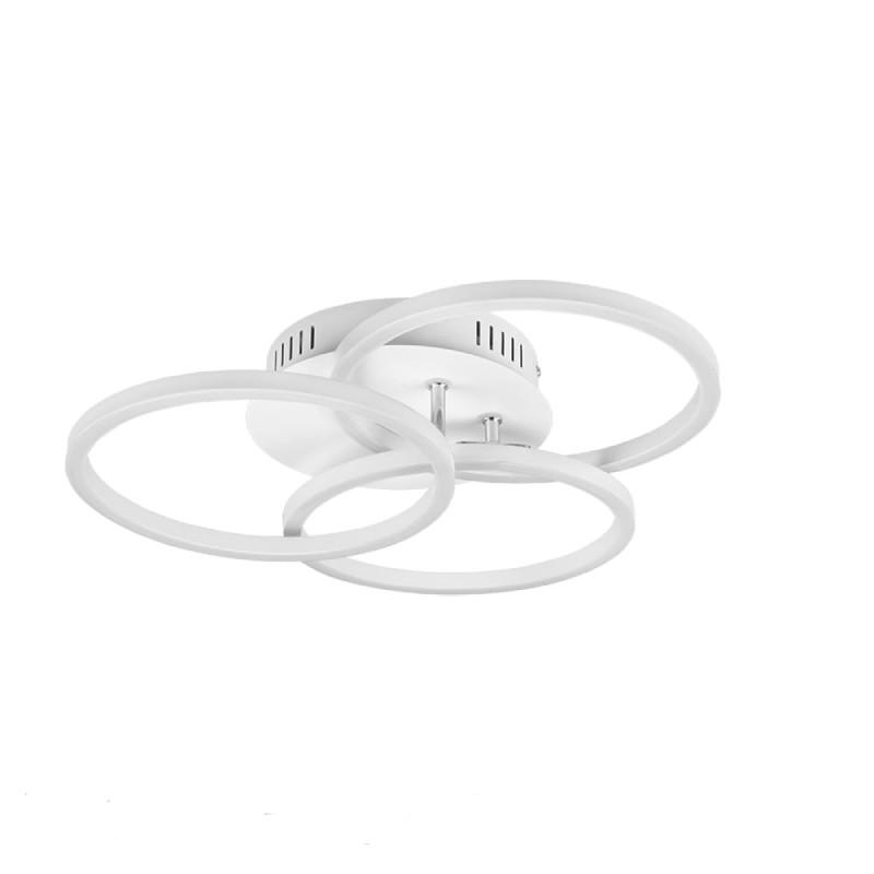 TRIO LIGHTING Led plafonjera CIRCLE R62823131, 27W, Bela