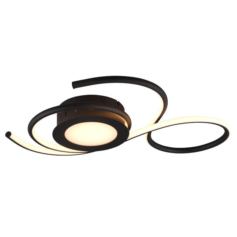TRIO LIGHTING Led plafonjera JIVE 623410232, Crna