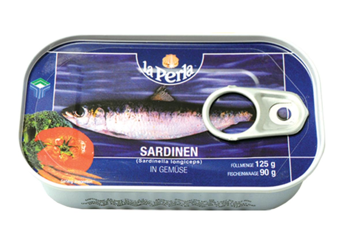 LA PERLA Sardine sa povrćem, 125g