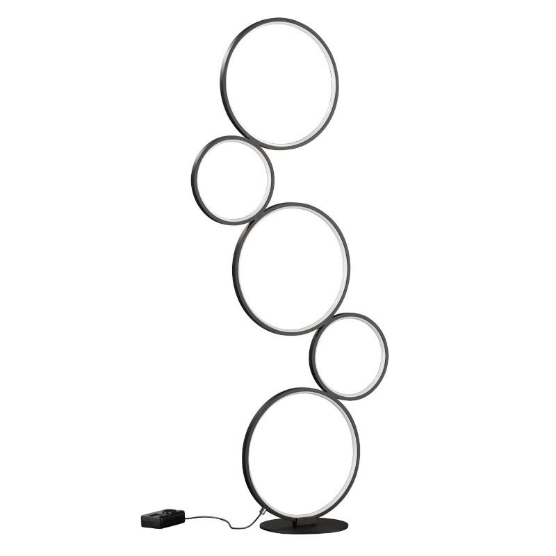 TRIO LIGHTING Led podna lampa RONDO 422610532, Crna