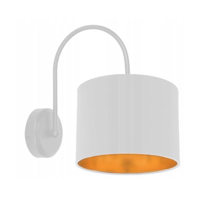 AURA-LIGHT Zidna lampa 1xE27, 6030/1W, Belo- zlatna