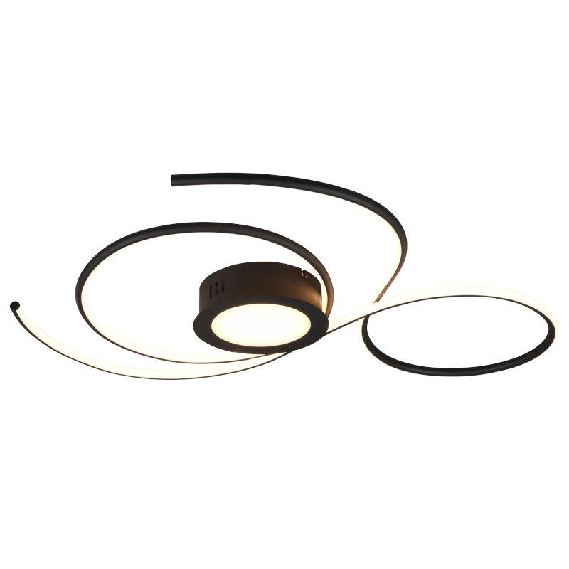 TRIO LIGHTING Led plafonjera JIVE 623419232, 48W, Crna