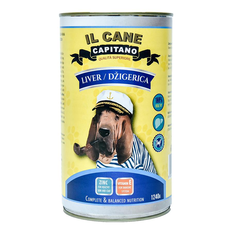 IL GATTO CAPITANO Hrana za pse, Džigerica, 1240g