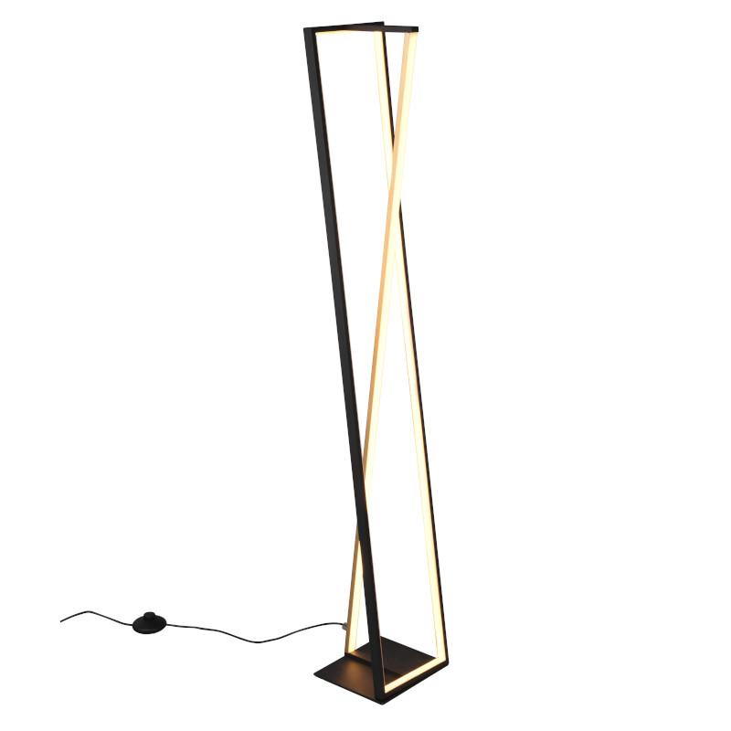 TRIO LIGHTING Led podna lampa EDGE 426810132, Crna