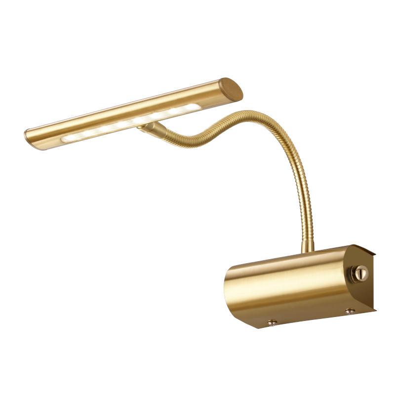 TRIO LIGHTING Led zidna lampa CURTIS 279770108, Zlatne boje